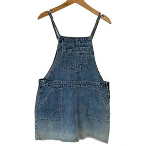 Jessica Simpson L trendy‎ jean overall mini skirt
